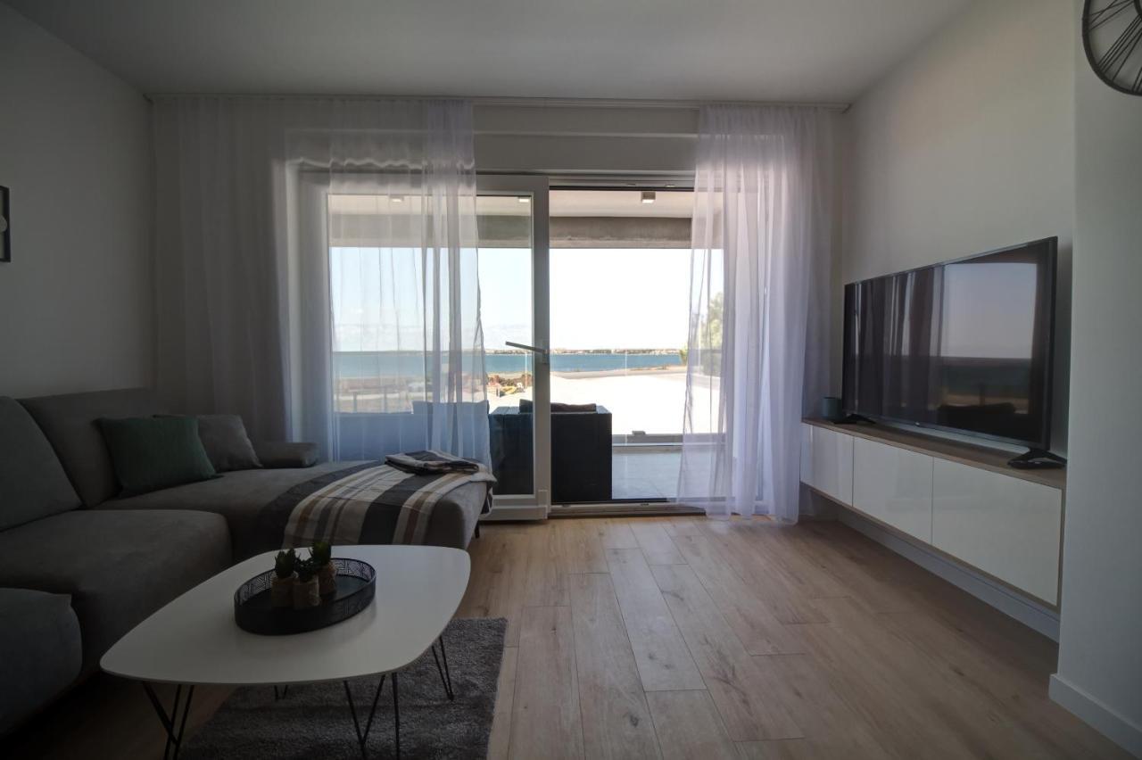 Luxury Beachfront Villa Crystal Aenona - By Ta Leut Agency Nin Extérieur photo